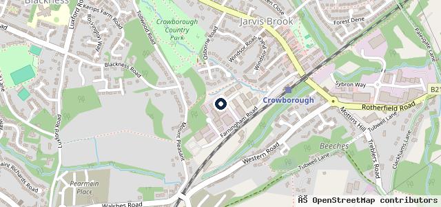 Map showing the location of BG Motor Services