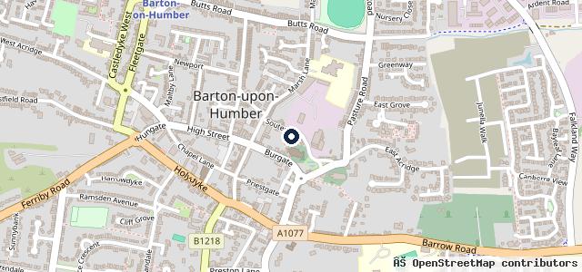 Map showing the location of Beck Hill