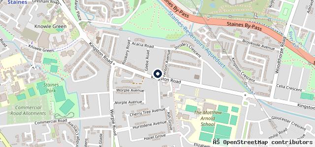 Map showing the location of Black Dog Motorcycles