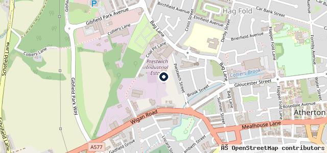 Map showing the location of Bluelight UK Ltd