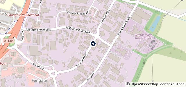 Map showing the location of Boongate Kia