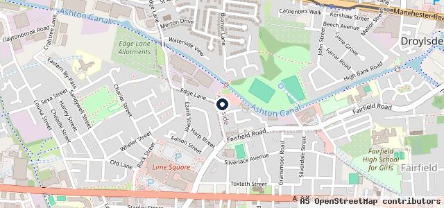 Map showing the location of Bradford Garage Ltd