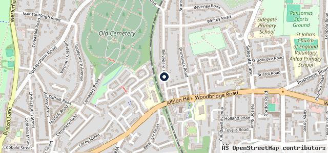 Map showing the location of Bristo’s Skoda Ipswich