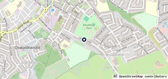 Map showing the location of Broadfield Motor Company Ltd.