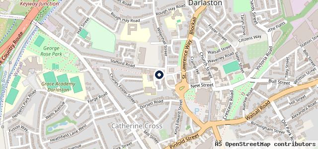 Map showing the location of Midland Autos