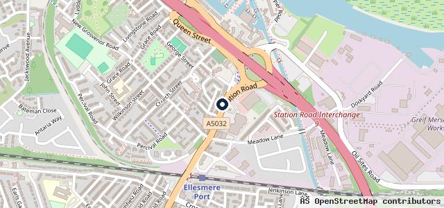 Map showing the location of A1 Tyres and Auto Services