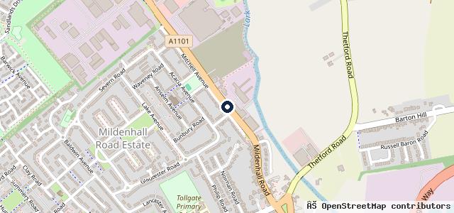 Map showing the location of Bury Motor Company LTD