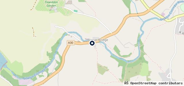 Map showing the location of Buryas Bridge Garage