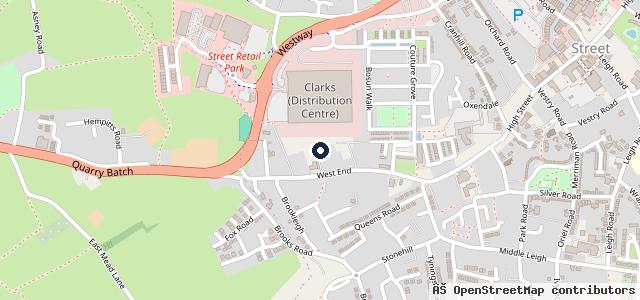 Map showing the location of C R Edwards