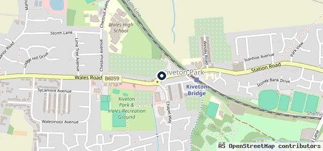 Map showing the location of Central Garage (Kiveton) Limited