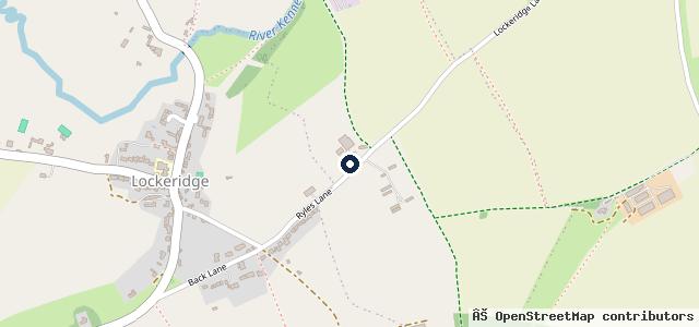 Map showing the location of Chalky's Workshop
