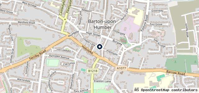 Map showing the location of Charged Automotive