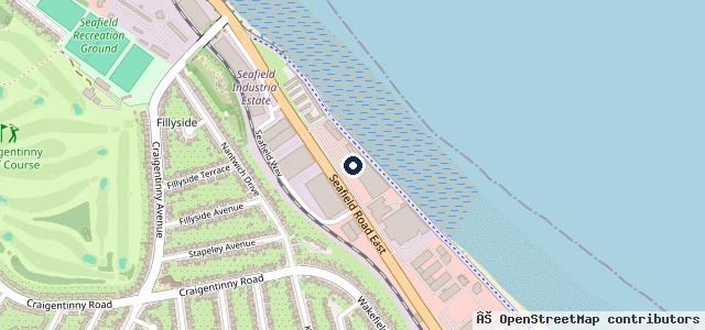 Map showing the location of Arnold Clark Edinburgh Seafield Motorstore / Vanstore
