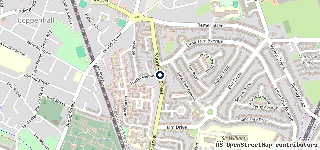 Map showing the location of Crewe MOT & Clutch Centre