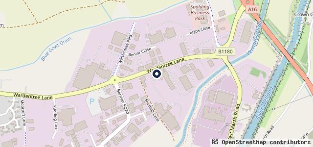 Map showing the location of Crowson Motors Limited