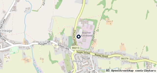 Map showing the location of Derbyshire Vehicle Repair Centre Ltd - Eurorepar Car Service Centre