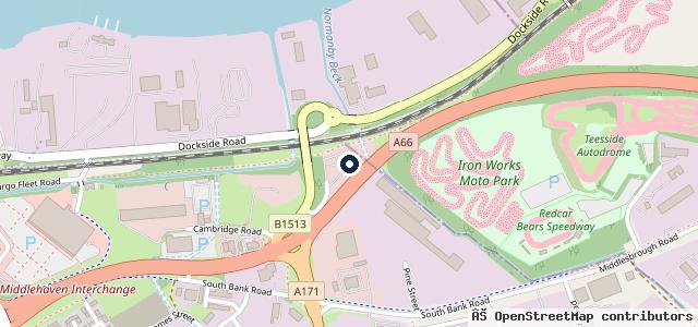 Map showing the location of Derek Slack Motors Ltd