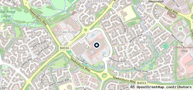 Map showing the location of Dick Lovett BMW Swindon