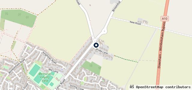 Map showing the location of Leigh clark car sales Downham Market