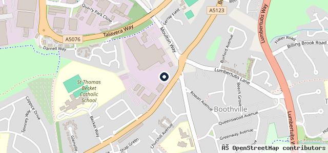 Map showing the location of Autobarn (Garage) Northampton
