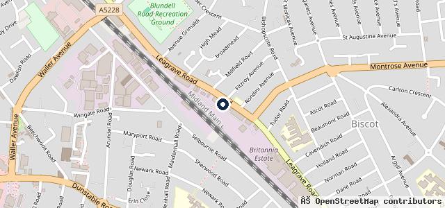 Map showing the location of Drive Ryte