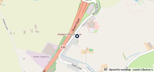 Map showing the location of EDM Garage Services