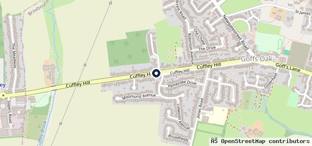 Map showing the location of Elliott Motor Company