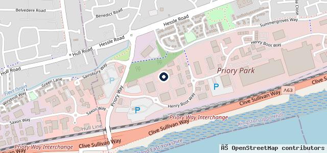 Map showing the location of Vauxhall