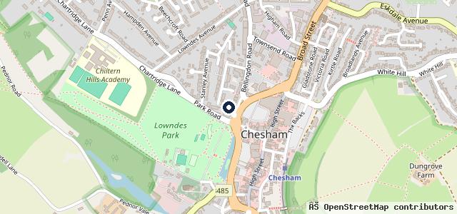 Map showing the location of Excel Motor Services