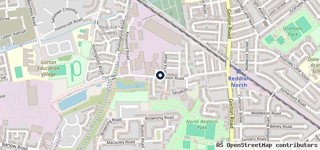 Map showing the location of Station MOT Centre