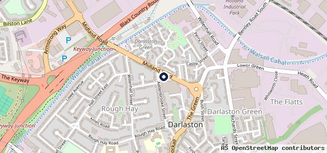 Map showing the location of P A Autos