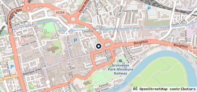 Map showing the location of Foregate Garage Ltd