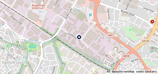 Map showing the location of Gatehouse Car Sales Aylesbury | Aylesbury