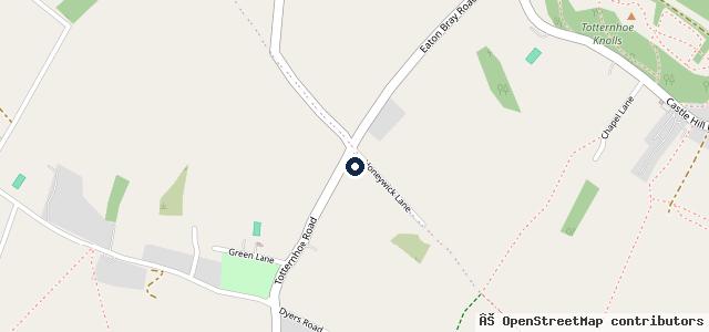 Map showing the location of Leighton Buzzard Safe Zone