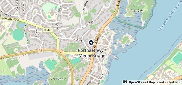 Map showing the location of Grosvenor Garage