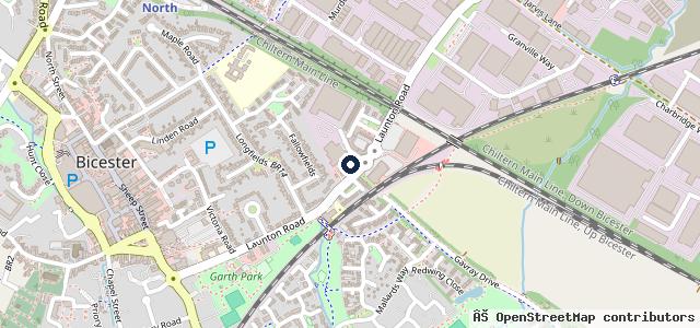 Map showing the location of Waylands Kia Bicester