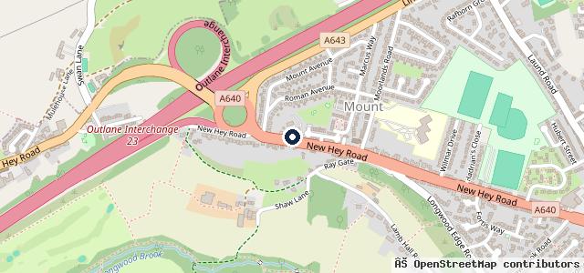 Map showing the location of H Mitchell Car Sales
