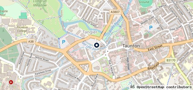 Map showing the location of Halfords Autocentre
