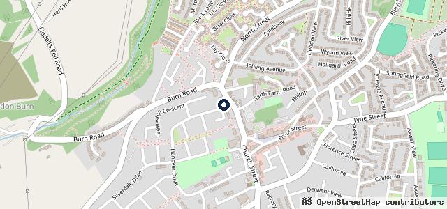 Map showing the location of Hanover Auto Repairs