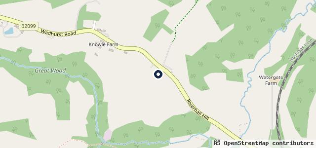 Map showing the location of Hawk Cars Ltd