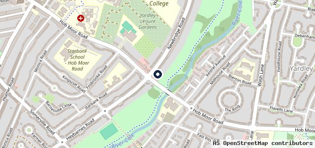 Map showing the location of Heartlands Auto Centre Limited
