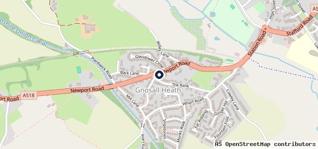 Map showing the location of Heath Garage Ltd