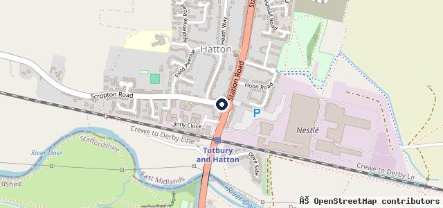 Map showing the location of Hatton Garage Services Ltd