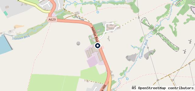 Map showing the location of Hilltop Autos Ltd