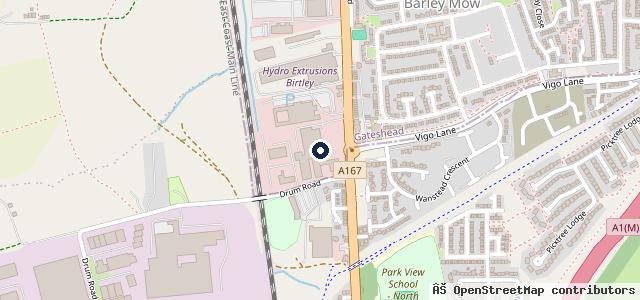 Map showing the location of Hogarth Coachworks Ltd