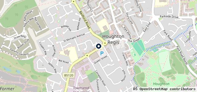 Map showing the location of Houghton Motors