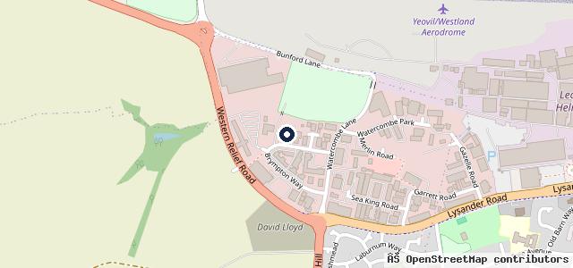 Map showing the location of Howards Peugeot Yeovil