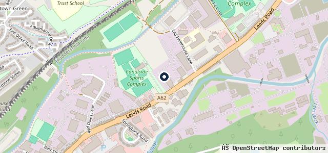 Map showing the location of Huddersfield Commercials Ltd