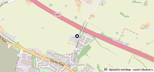 Map showing the location of Indy Motors Westhoughton MOT Centre