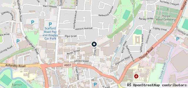 Map showing the location of Melton Car Mechanics